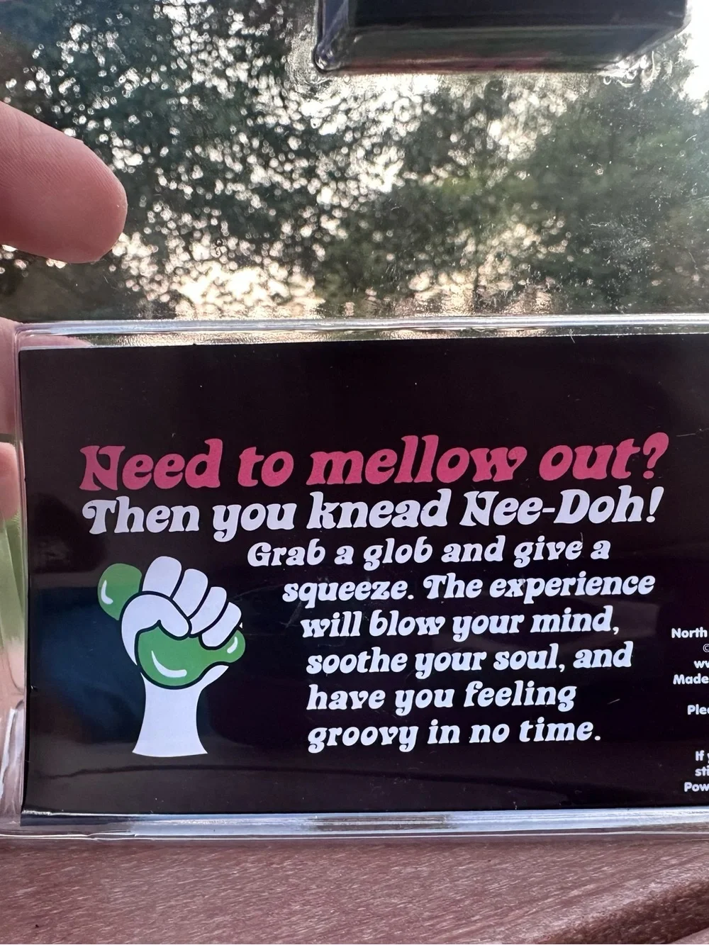New World's Smallest NeeDoh Groovy Glob Squish Toy - rare and very hard to find!
